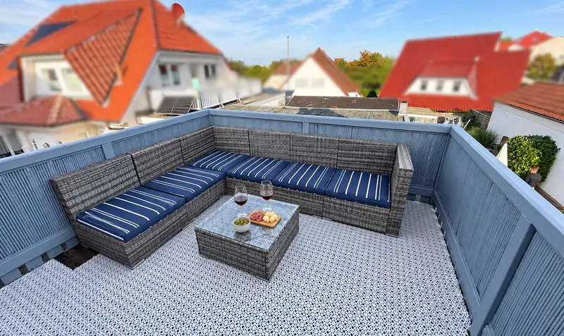 Dachterrasse nach Südosten