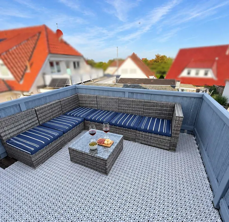 Dachterrasse nach Südosten